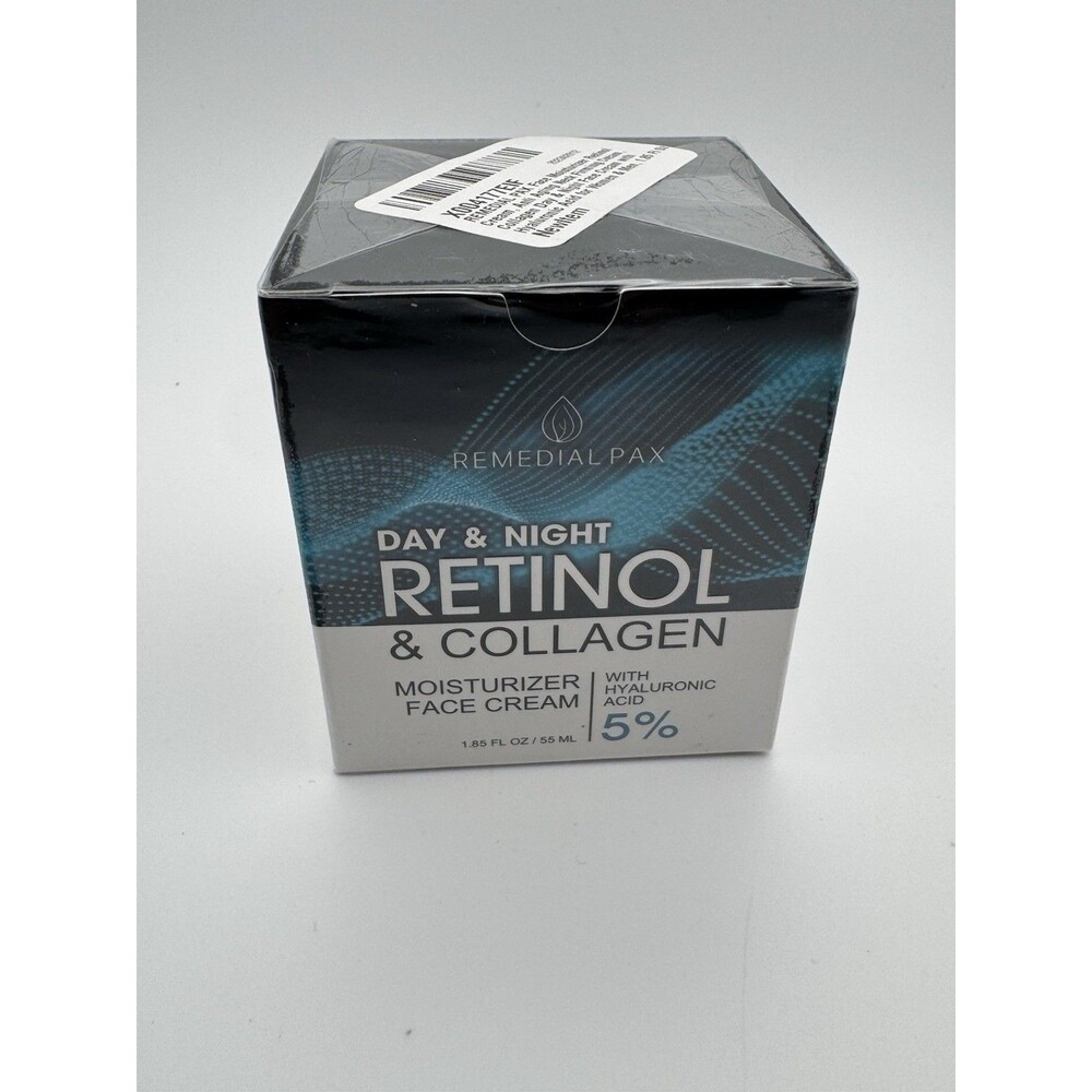 REMEDIAL PAX Day & Night Retinol Collagen Moisturizer Face Cream 1.85oz 03/2028